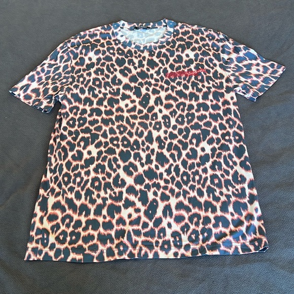 Calvin Klein (Raf Simons) Leopard T Shirt - Picture 1 of 6